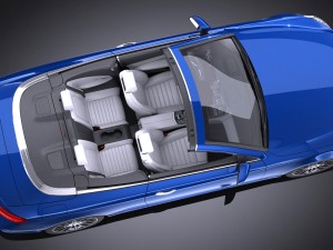 Mercedes-Benz c-class cabrio 2017 Modelo 3D