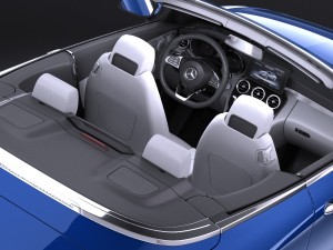 Mercedes-Benz c-class cabrio 2017 Modelo 3D