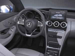 Mercedes-Benz c-class cabrio 2017 Modelo 3D