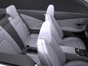Mercedes-Benz c-class cabrio 2017 Modelo 3D