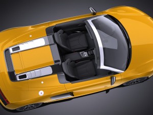 Audi R8 Spyder V10 2017 3D Модель