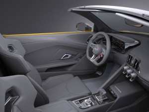 Audi R8 Spyder V10 2017 3D Модель