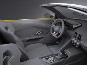 Audi R8 Spyder V10 2017 3D Model