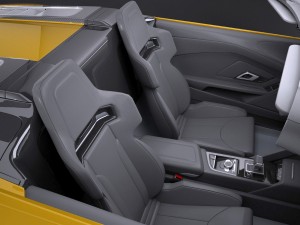 Audi R8 Spyder V10 2017 3D Модель