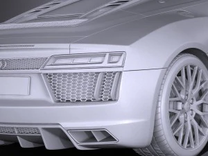 Audi R8 Spyder V10 2017 3D Model