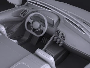 Audi R8 Spyder V10 2017 3D Model
