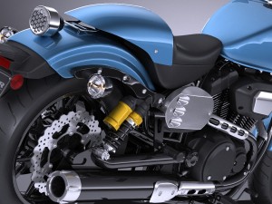Yamaha XV950 Racer 2016 3D Модель