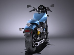Yamaha XV950 Racer 2016 3D Модель