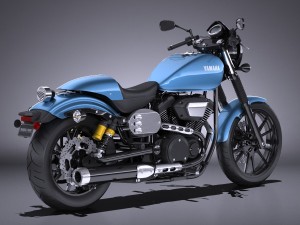 Yamaha XV950 Racer 2016 3D Модель
