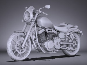Yamaha XV950 Racer 2016 3D Модель