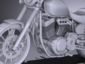Yamaha XV950 Racer 2016 3D Модель