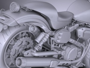 Yamaha XV950 Racer 2016 3D Модель