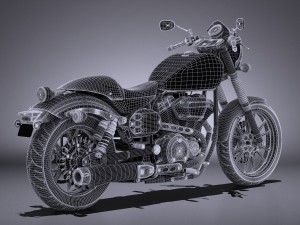 Yamaha XV950 Racer 2016 3D Модель