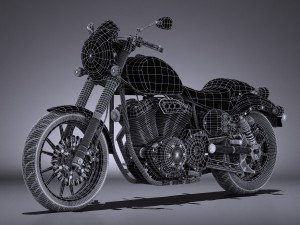 Yamaha XV950 Racer 2016 3D Модель