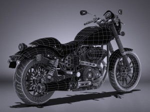 Yamaha XV950 Racer 2016 3D Модель