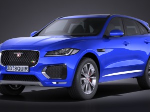 Jaguar F-pace S 2017 3Dモデル