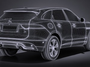 Jaguar F-pace S 2017 3D Модель