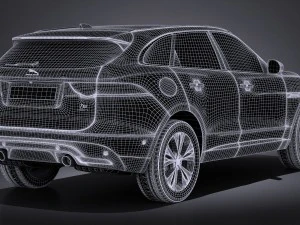 Jaguar F-pace S 2017 3D Model