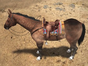 Cowboy Horse With Saddle 3D 모델