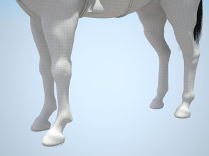 Cowboy Horse With Saddle 3D 모델