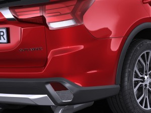 Mitsubishi Outlander 2016 3D Model