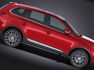 Mitsubishi Outlander 2016 3D Model