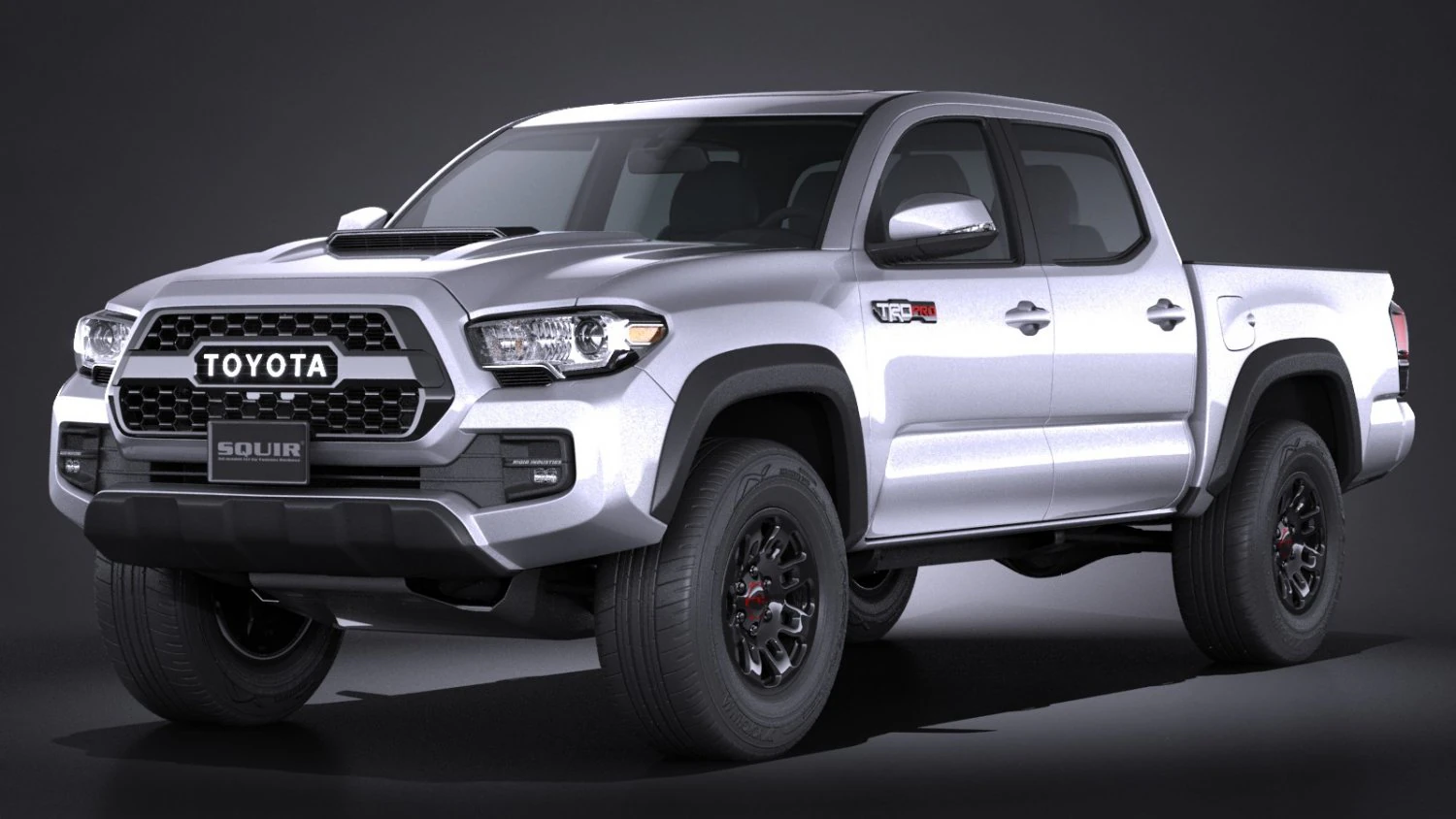Toyota Tacoma TRD Pro 2017 3D Model .c4d .max .obj .3ds .fbx .stl .blend 