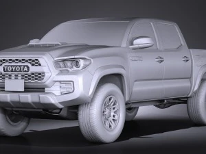Toyota Tacoma TRD Pro 2017 3D Model