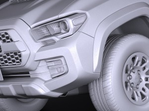 Toyota Tacoma TRD Pro 2017 Modello 3D