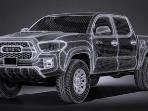 Toyota Tacoma TRD Pro 2017 3D Model
