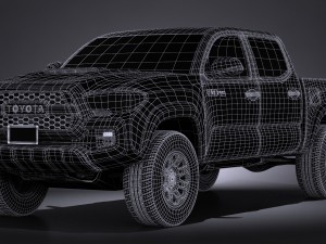 Toyota Tacoma TRD Pro 2017 Modello 3D