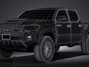 Toyota Tacoma TRD Pro 2017 3D Model