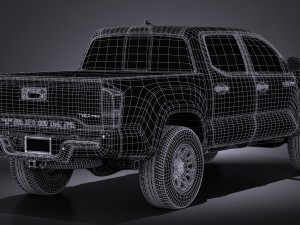 Toyota Tacoma TRD Pro 2017 Modello 3D