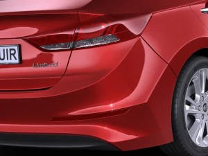 Hyundai Elantra 2017 3D Model