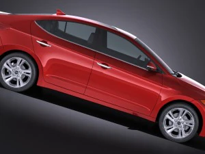 Hyundai Elantra 2017 3D Model