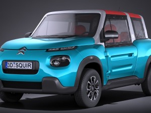 Citroen e-mehari 2017 3D Model