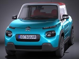 Citroen e-mehari 2017 3D 模型