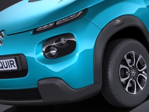 Citroen e-mehari 2017 3D 模型