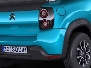 Citroen e-mehari 2017 3D 模型