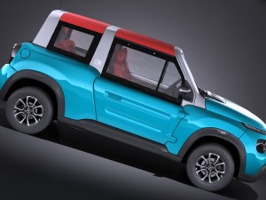 Citroen e-mehari 2017 3D 模型