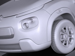 Citroen e-mehari 2017 3D 模型
