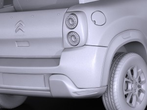 Citroen e-mehari 2017 3D 模型
