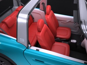 Citroen e-mehari 2017 3D 模型