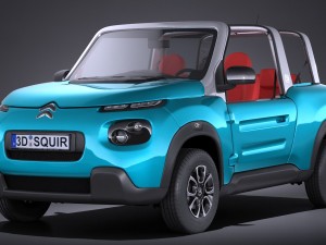 Citroen e-mehari 2017 3D 模型