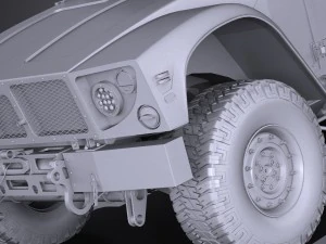 Oshkosh M-ATV R6 3D Model
