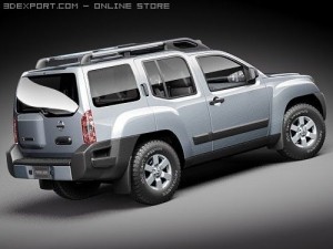 Nissan Xterra 2009 Model 3D