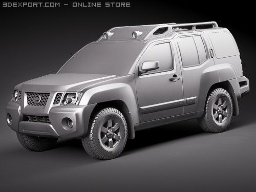 nissan xterra 2009 3D in 3DExport