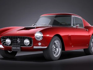 法拉利 250 GT SWB Berlinetta 1953-1964 3D 模型