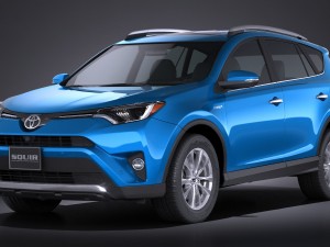 Toyota RAV4 Hybrid 2016 3D Модель