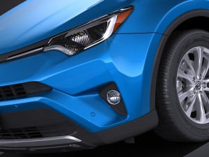 Toyota RAV4 Hybrid 2016 3D Model